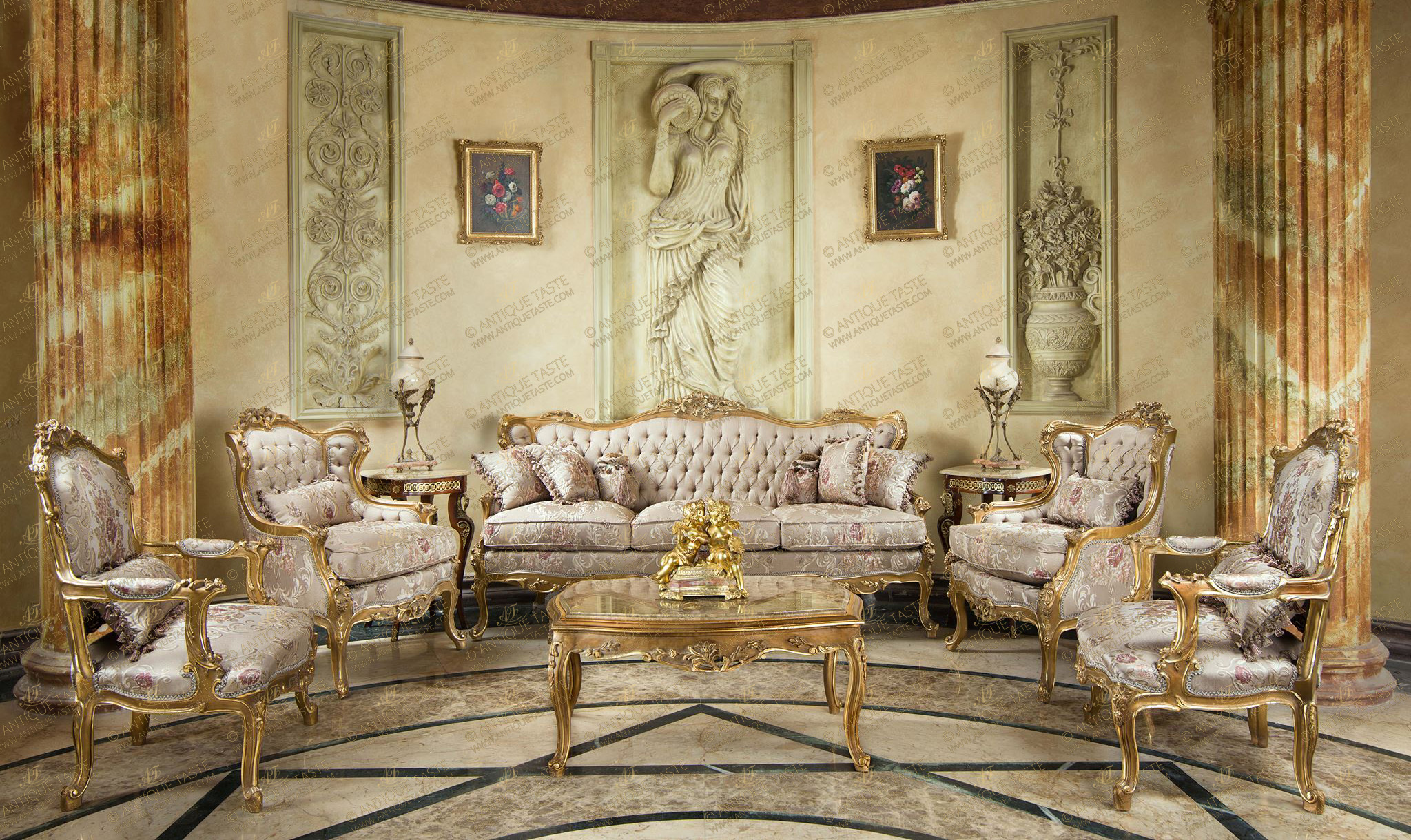 Louis XV Furniture, French Rococo