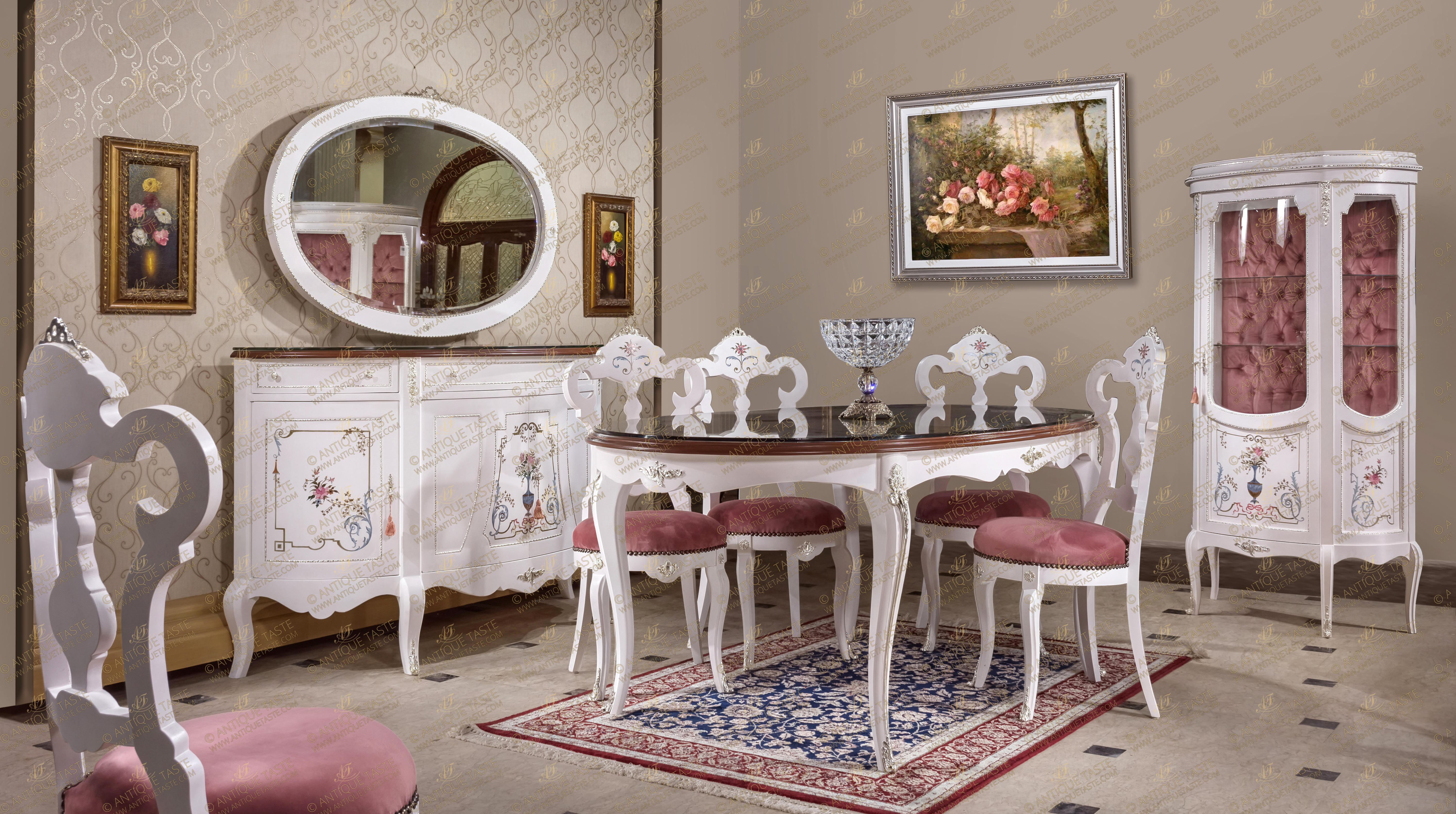 hand painted dining room furniture collection