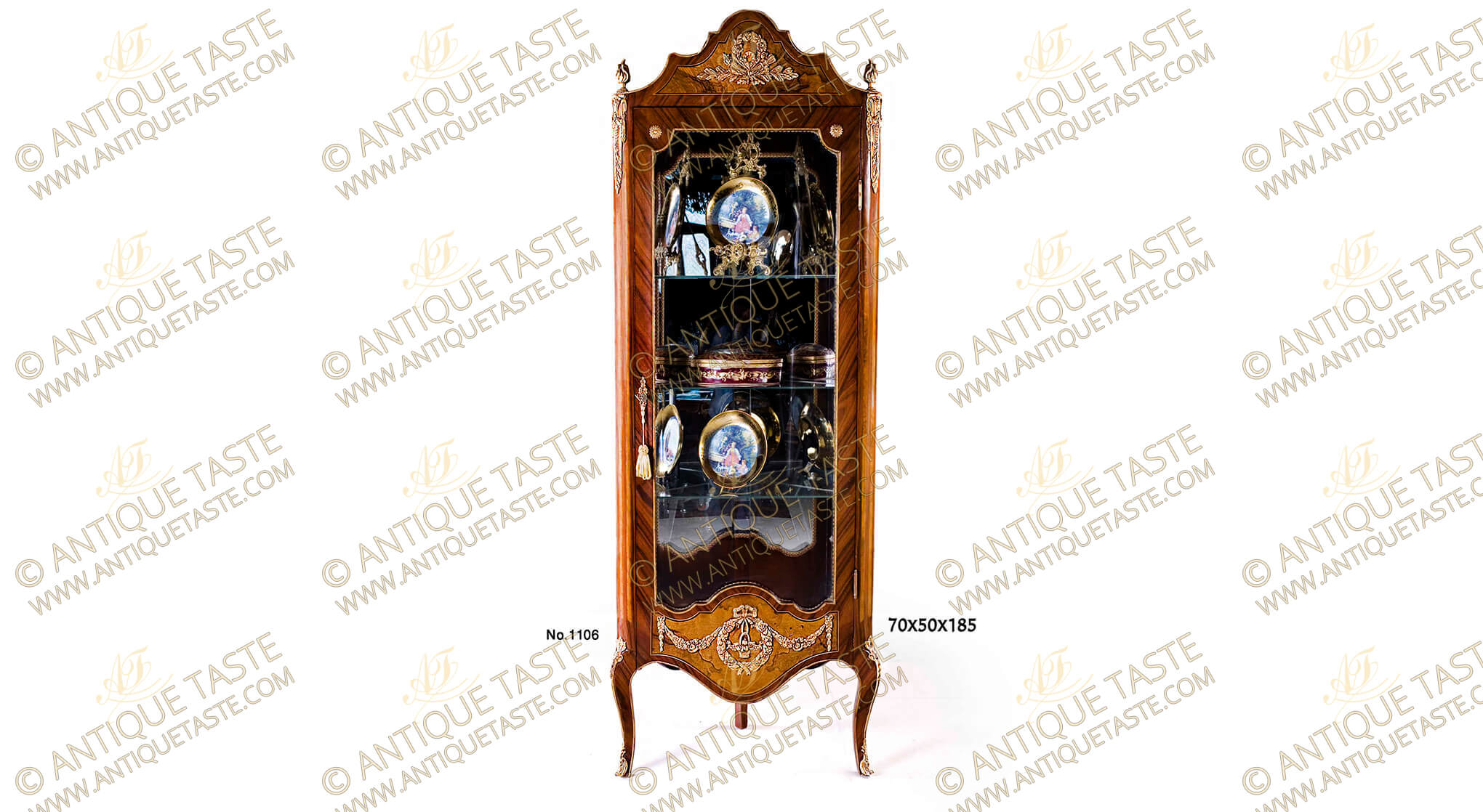 French style Vitrine, Louis XV Cabinet, Reproductions XVI Furniture Louis Display Corner